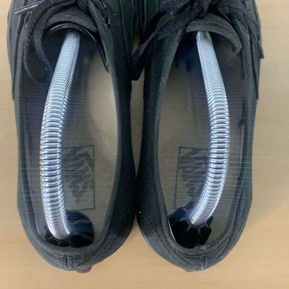 Vans Off The Wall Black Canvas Shoes size 9.5Mens/11Womens - Picture 7 of 9